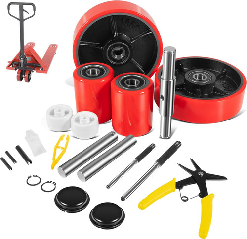 Pallet jack truck wheels - pallet,
