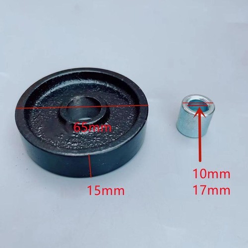 Pallet jack front load wheel - front,