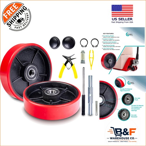 Pallet jack wheel replacement - pallet,