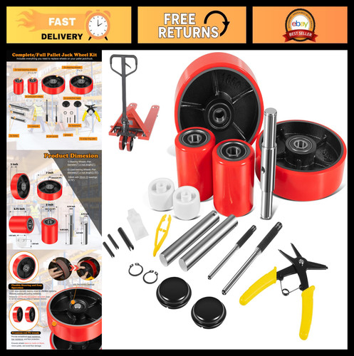 Pallet jack wheel - pallet,