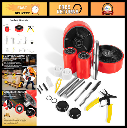 Pallet jack wheel kit - wheel,