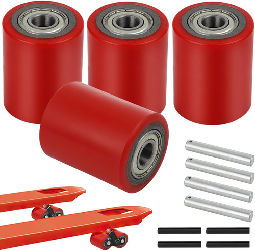 Pallet jack load wheels - wheels, x