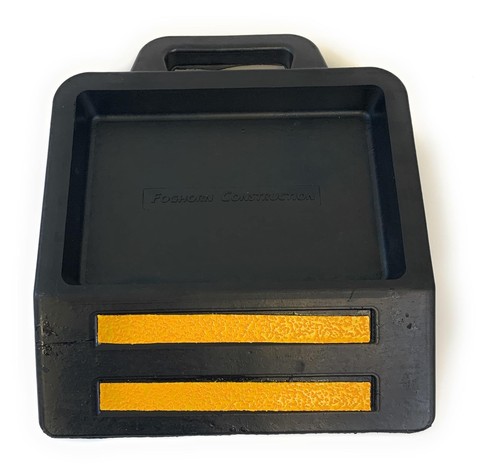Pallet jack wheel chock - jack,