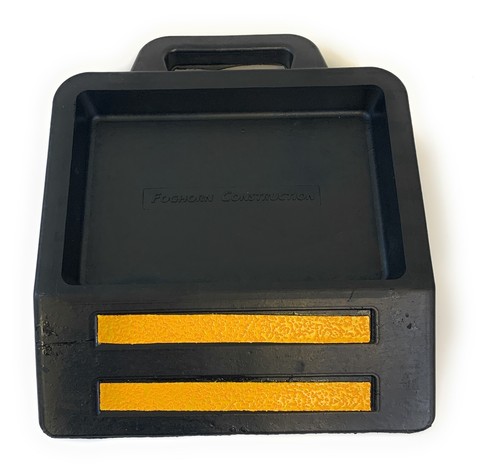 Pallet jack wheel chock - pallet,
