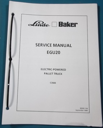 Linde baker egu20 - linde, service